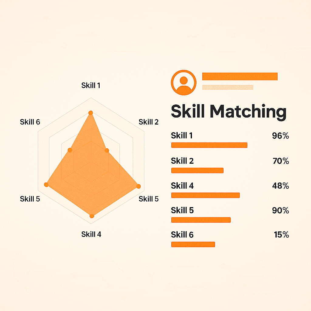We guide candidates to the right roles automatically.